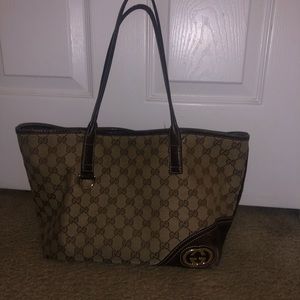 Vintage Gucci canvas bag